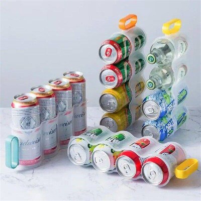 Hole Beverage Soda Drink Can Organizer Racks Fridge Drink