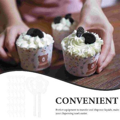 100 Pcs Dropper Buttercream Squeeze Transfer Pipettes