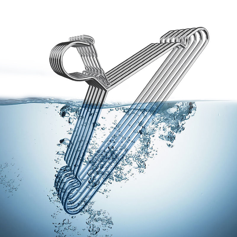 防风衣架不锈钢自动卡扣防掉防吹落家用挂衣固定扣学生宿舍晾衣架,收纳整理,金属衣架,淘宝优惠券,粉丝福利购,淘宝优惠卷