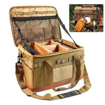 30L Camping Cooking Utensil Organizer Large Capacity
