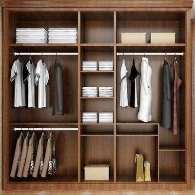 Chest hang garment lever telescopic rod put the wardrobe