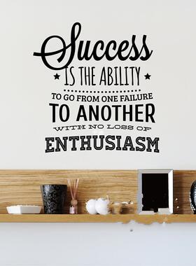 Inspirational Wall Sticker Quote Success Is The Ability Wall