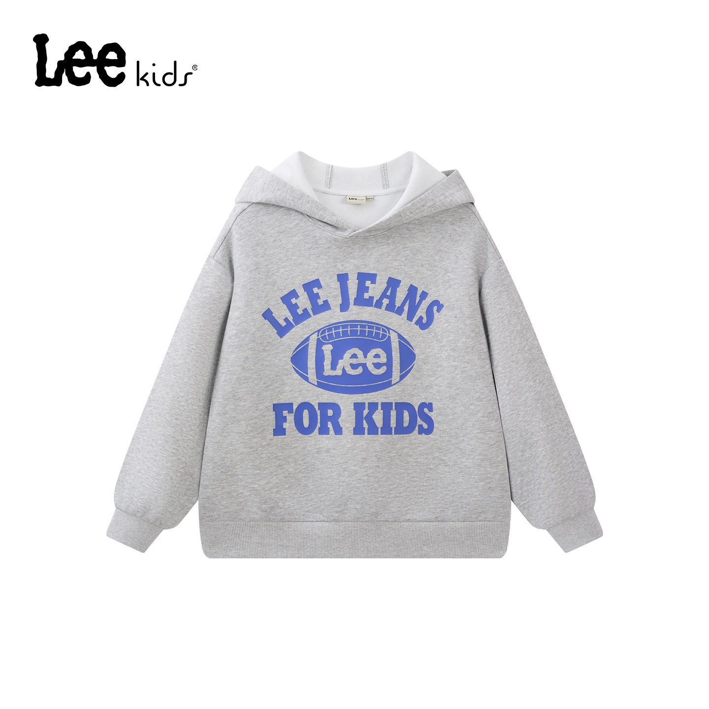 Leekids美式字母连帽卫衣