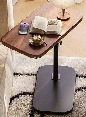HUM物沙发边几降可移动升床边桌2025新款旋转小茶几卧室折宿舍叠