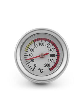 摩托车改装机℃油箱盖油温度表0-200M20x1.5M20带x2.552665黑色银