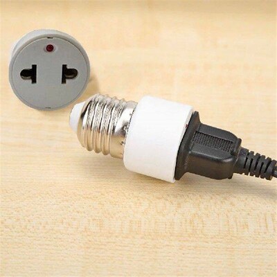 Lamp Holder Converter EU/US E26/E27 Bulb Base Screw Adapter