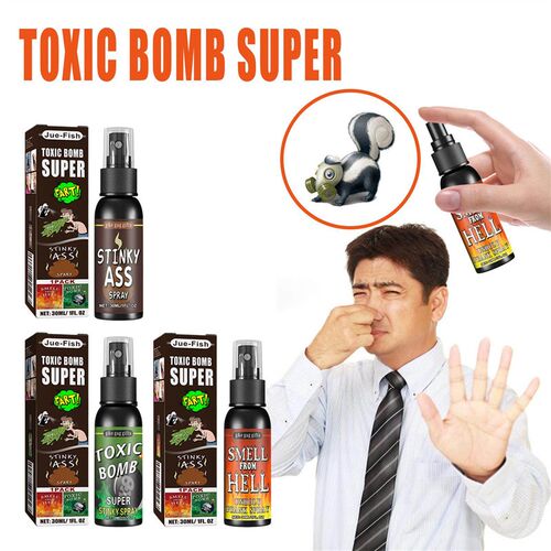 Jue-Fish Stinky Spray Prank Toy - Halloween Prank with Poop