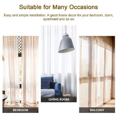 2 Pcs Roman Rod Accessories Curtain End Decoration Drapes