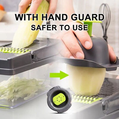 Multifunctional Vegetable Cutter Fruit Slicer Grater Shredde