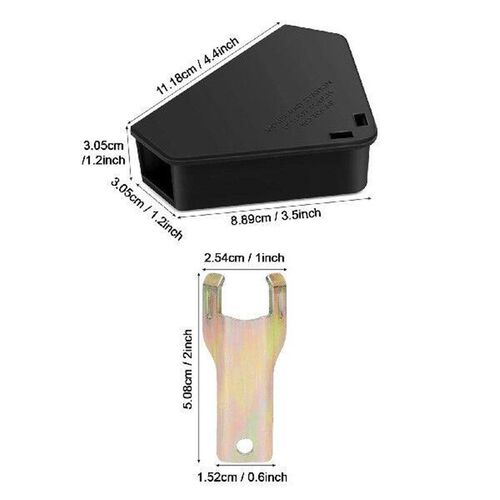 3PCS Outdoor Mice Rodent Box Triangular Shape Put it in the