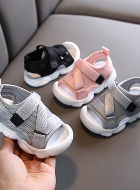 Summer Toddler Sandals Baby Girl Shoes Solid Color Net Cloth