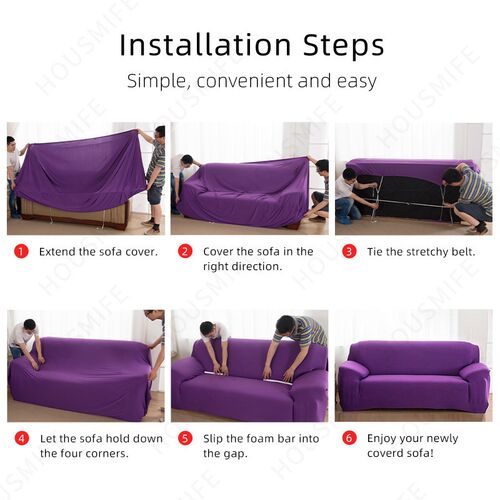 Modern Elastic Sofa Cover for Living Room Spandex Sofa Slipc