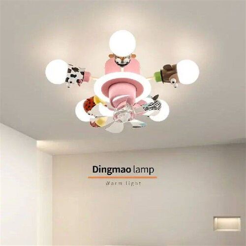 Childrens room fan light Cartoon Cute Bedroom Ceiling