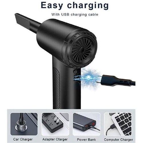 Compressed Air Duster 51000RPM Rechargeable Cordless Air