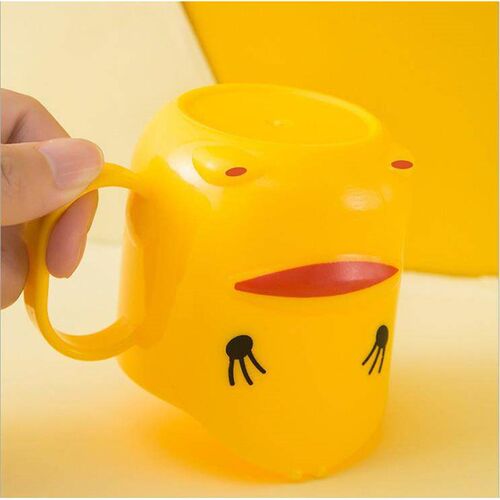 Yellow Duck Childrens Cup for Rinsing and Toothbrush Holdin