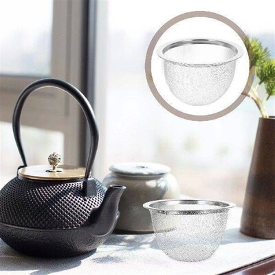 8 Pcs Cup Stainless Steel Tea Filter Oval Sturdy Strainer