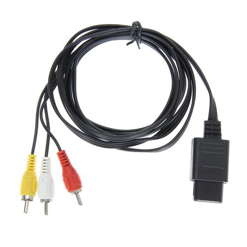 1.8m 6FT AV TV RCA Game Video Cable for Nintendo NGC/N64/SF