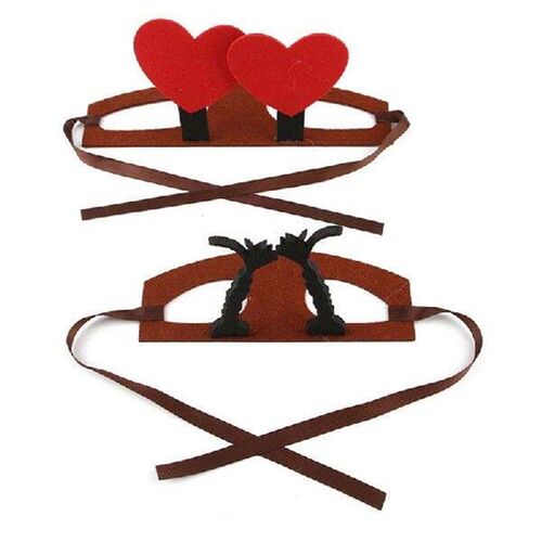 Pet Cosplay Costume Halloween Funny Devil Horns Headband