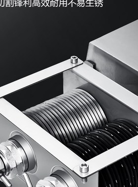 德玛仕绞肉机商用灌肠碎肉锯骨机切肉切菜机切丝机切片机QPJ-100S