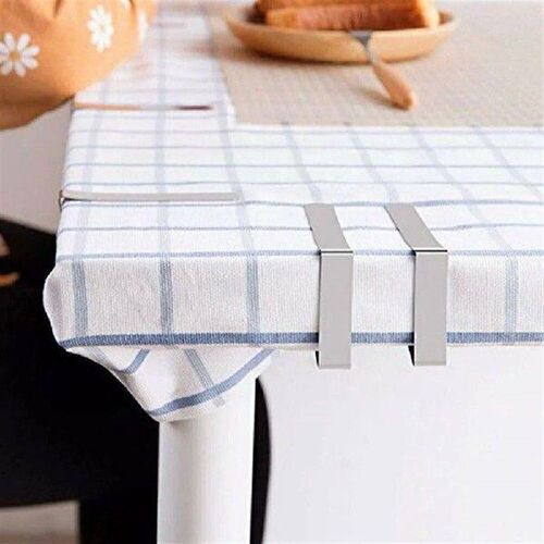 8pcsStainless Steel Tablecloth Clamps Table Cloth Clips