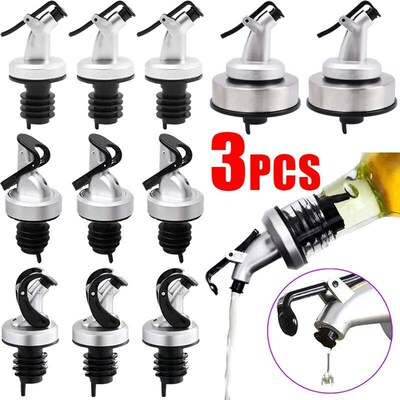 3/2/1pcs Oil Bottle Stopper Olive Oil Sprayer Wine Liquor Di