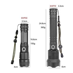 LED 5000LM Torch Flashlight Light手电筒 Zoomable