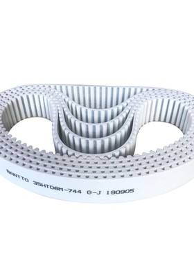 8M白色聚氨酯PU钢丝接驳同步带HTD8M592 00 08 1 2 32