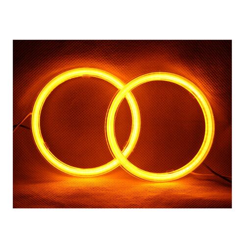 Double Color Angel Eyes COB DRL Light  Led Ring For Car Head