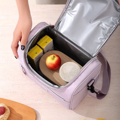 Large Insulated Lunch Bag Cooler Hand washable durable polye
