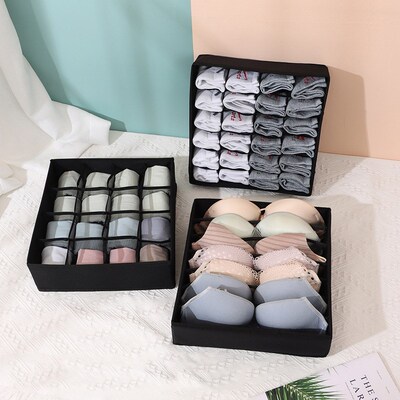 3PCs Underwear Organizers Storage Box Wardrobe Storage Organ
