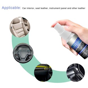 30ML Car Interior Decorative Wax Cleaner Agent Leather Dash