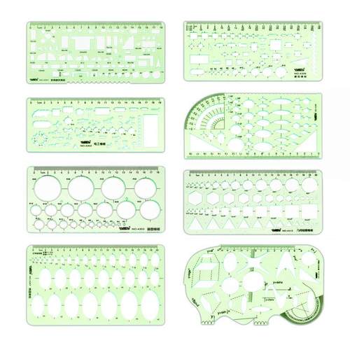 金丝猴模板尺绘图设计曲线画圆椭圆化工电工半径室内建筑家俱
