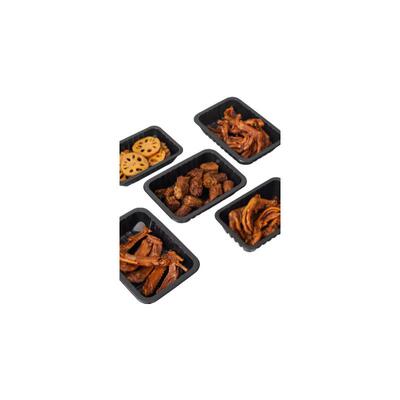 锁鲜盒长方形黑色鸭工直销熟食鲜货卤WVS味保鲜封口盒食品级P厂P