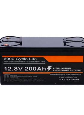 阳能池12VV2电00Ah2太4V48100aH300ah其它-200400ah可充电锂离子