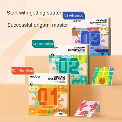 Mideer Advanced Versatile Geometry Papercraft Origami Board