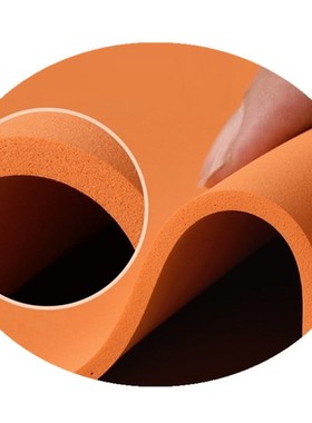 激光刀模泡棉弹垫 EV橘红色橙色高回弹力泡棉 5度刀板弹垫