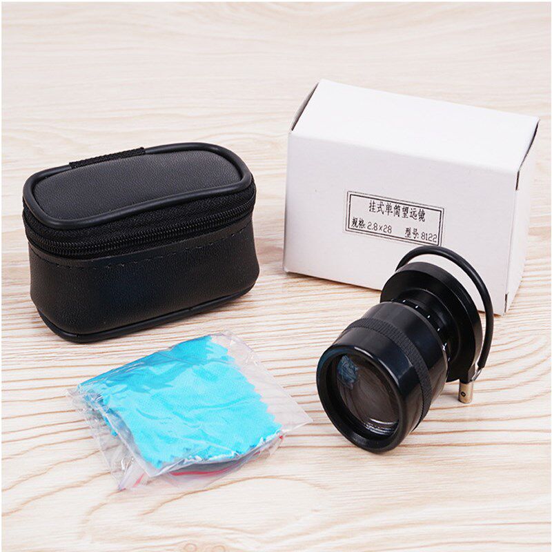 望远镜夹眼镜倍高清近视头戴式单眼佩戴演唱会钓鱼放大镜看漂专用