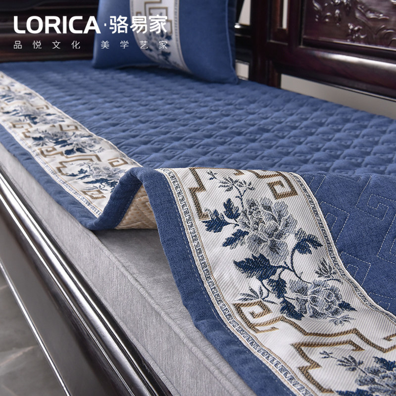 中式红木沙发坐垫四季通用实木家具沙发垫子盖布防滑罩高档