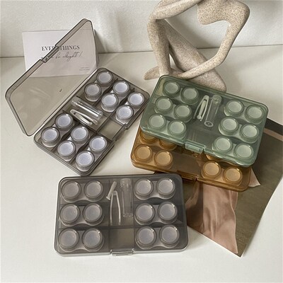 New 6 Pairs Large Contact Lens Storage Box Portable Travel