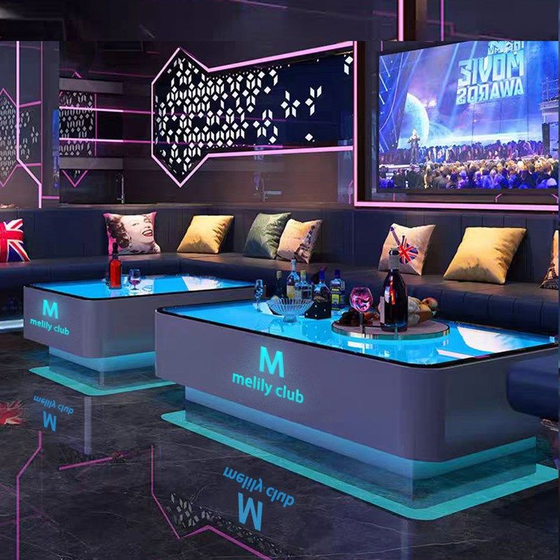 玻璃茶几ktv发光酒吧夜店酒吧桌私人会所轻奢款散台工厂直销特价,商业/办公家具,酒吧桌,淘宝优惠券,粉丝福利购,淘宝优惠卷