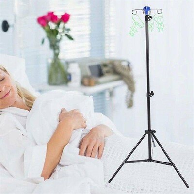 Portable IV Pole Collapsible IV Pole Stand Height