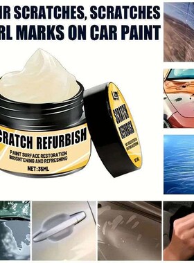 KJM New Car Scratch Repair Wax 35ML - Remove Swirls, Restore