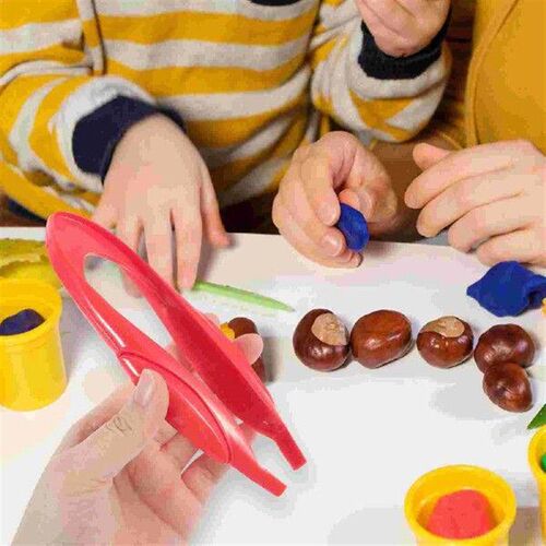 4 Pcs Childrens Tweezers Outdoor Toys for Kids Plastic