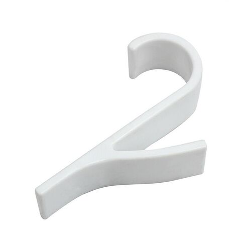 Kitchen Bathroom Hanger Clips Storage Racks White Clear Hang