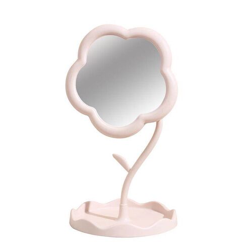 Desktop vanity mirror with a sunflower design, popular among
