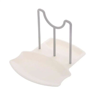 Kitchen Pot Cover Rack Pot Lid Holder Spatula Stand Drain