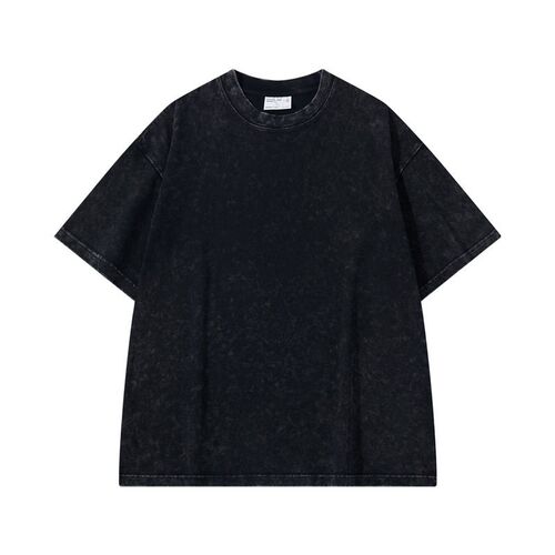 300g Heavy tton Solid lor Mens High Quality Loose Oversize