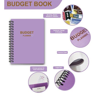 monthly budget planner notebook money plan book with gifts