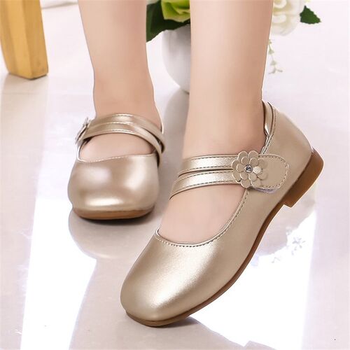 Princess Girls Shoes Kids Leather Shoes For Medium Big Girl