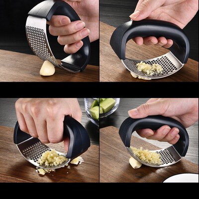 Kitchen Accessories Stainless Steel Garlic Presses Chopping